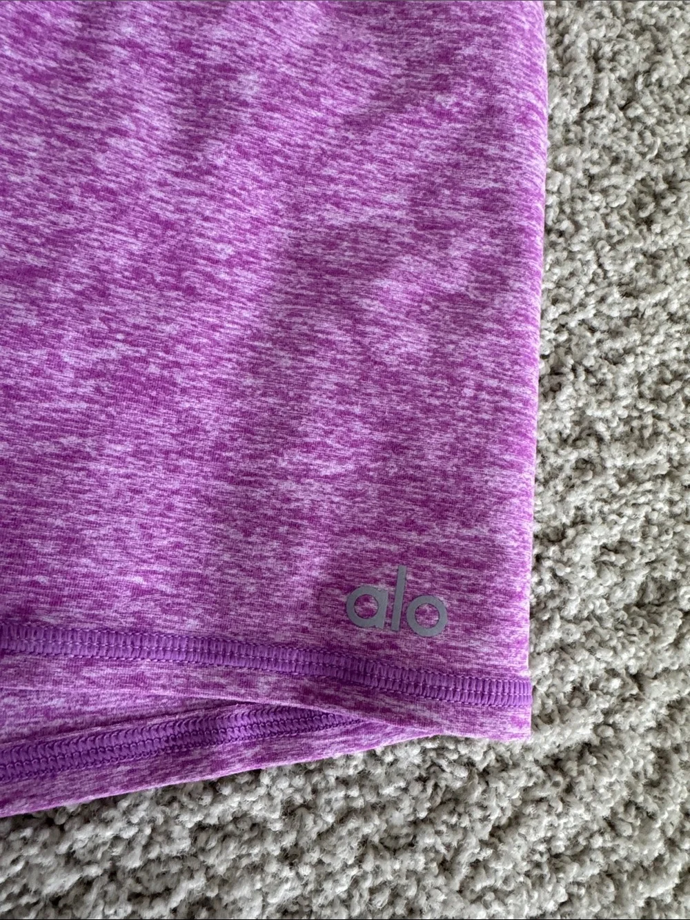 ALO Yoga Purple Heathered Women's Shorts